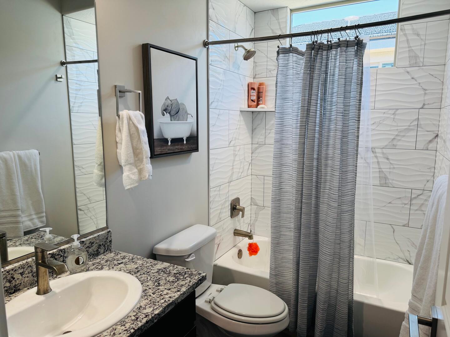 Guest Bathroom in Hallway