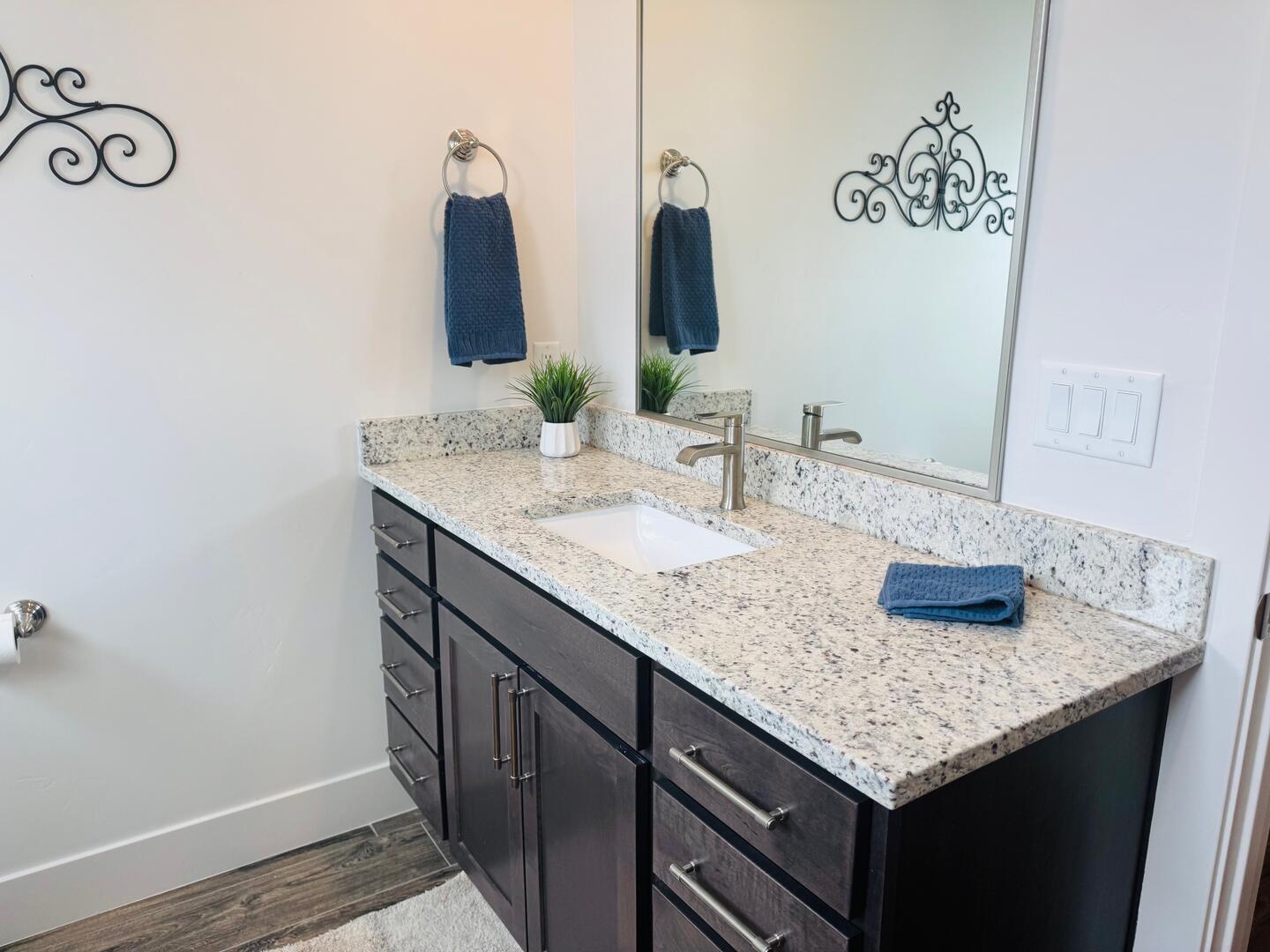 Shared Bathroom in hallway