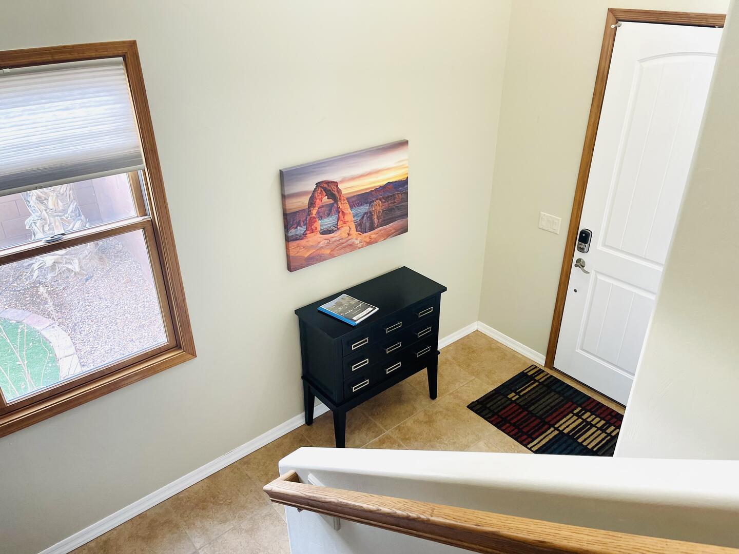 View to Front Door from Upstairs