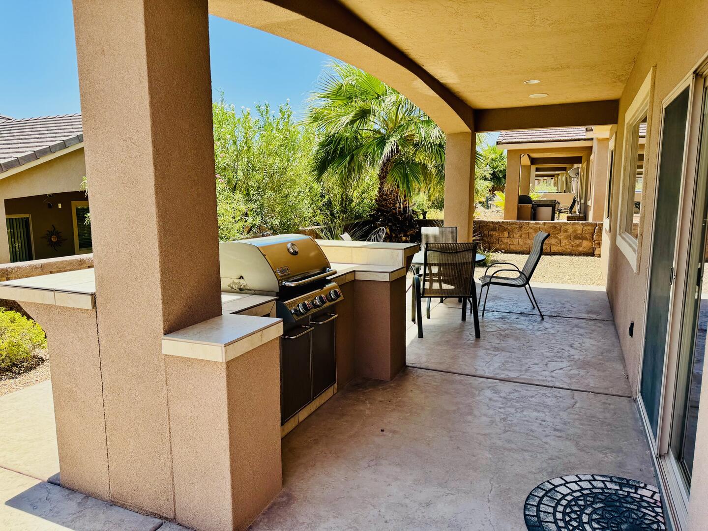 Patio with Gas Grill