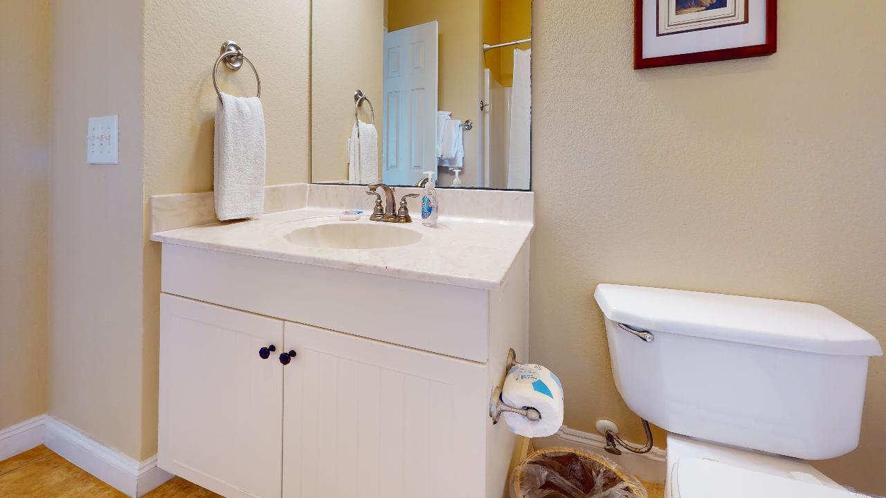 First floor master bathroom