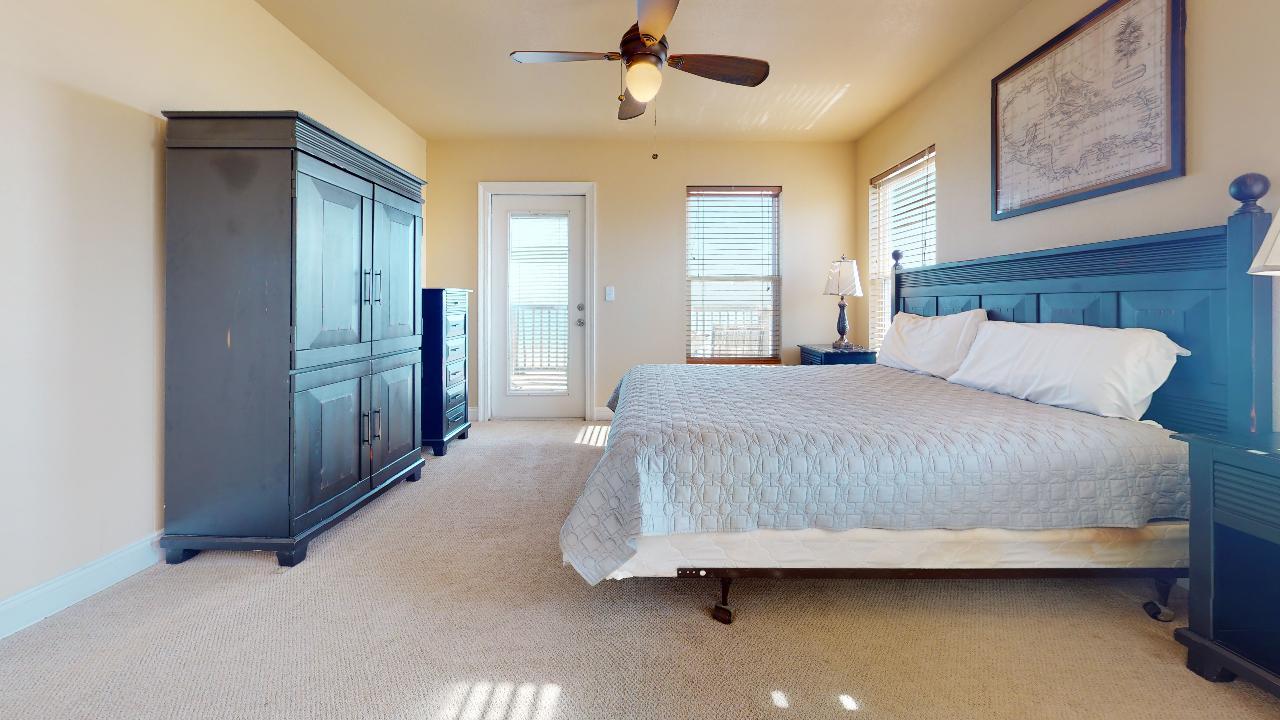 Second floor westside master bedroom 
