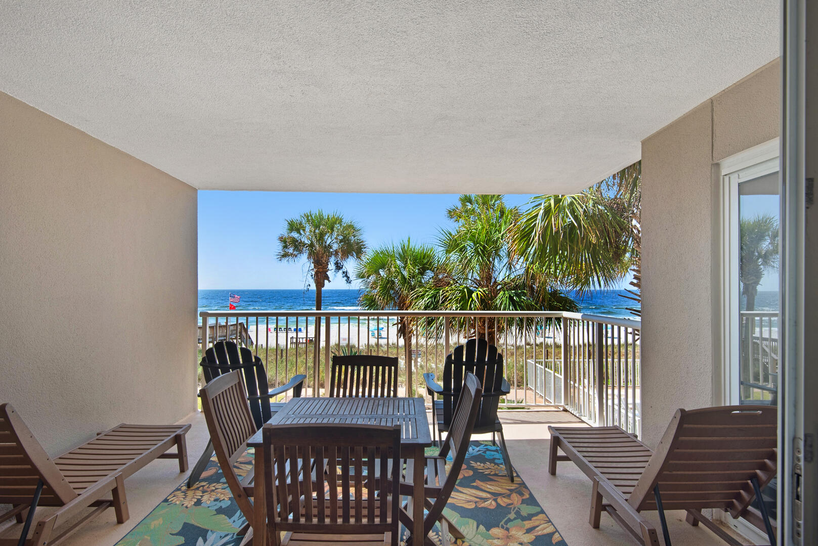 Beachfront Balcony