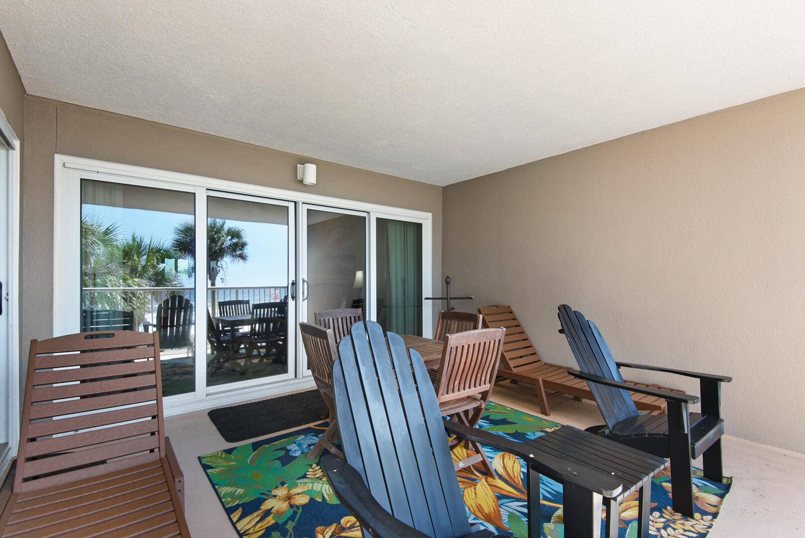 Seating on the Balcony