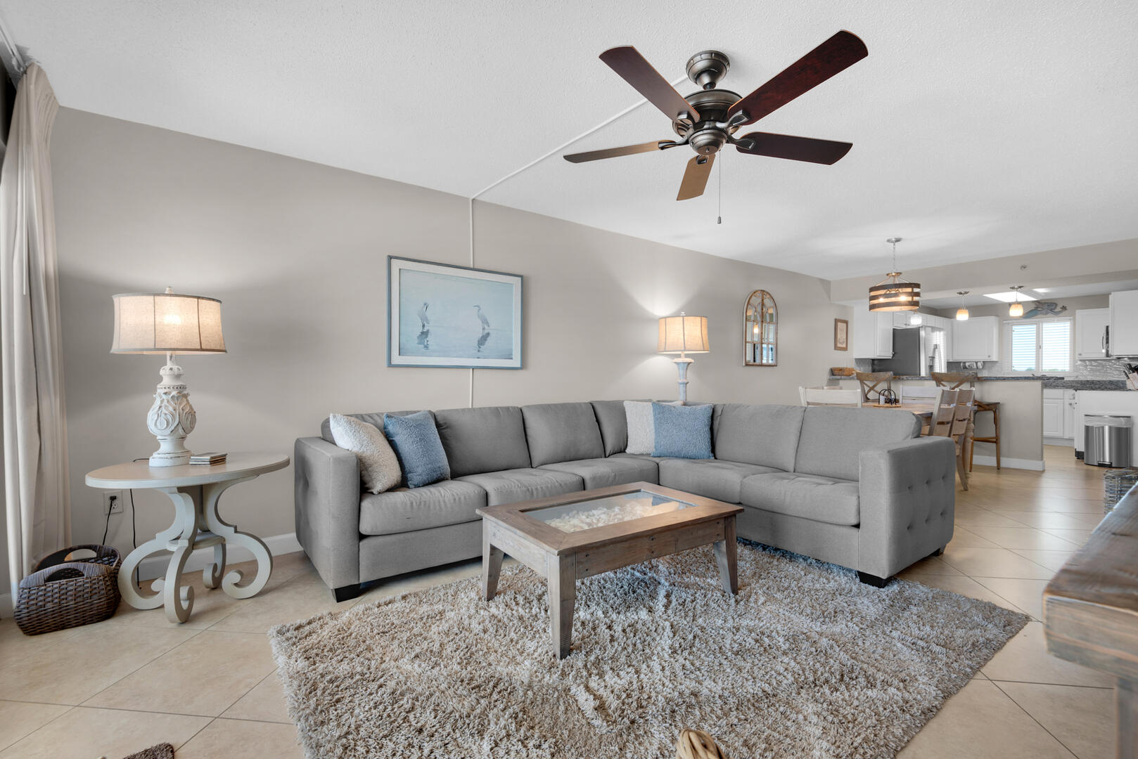 Living Area w/New Sectional