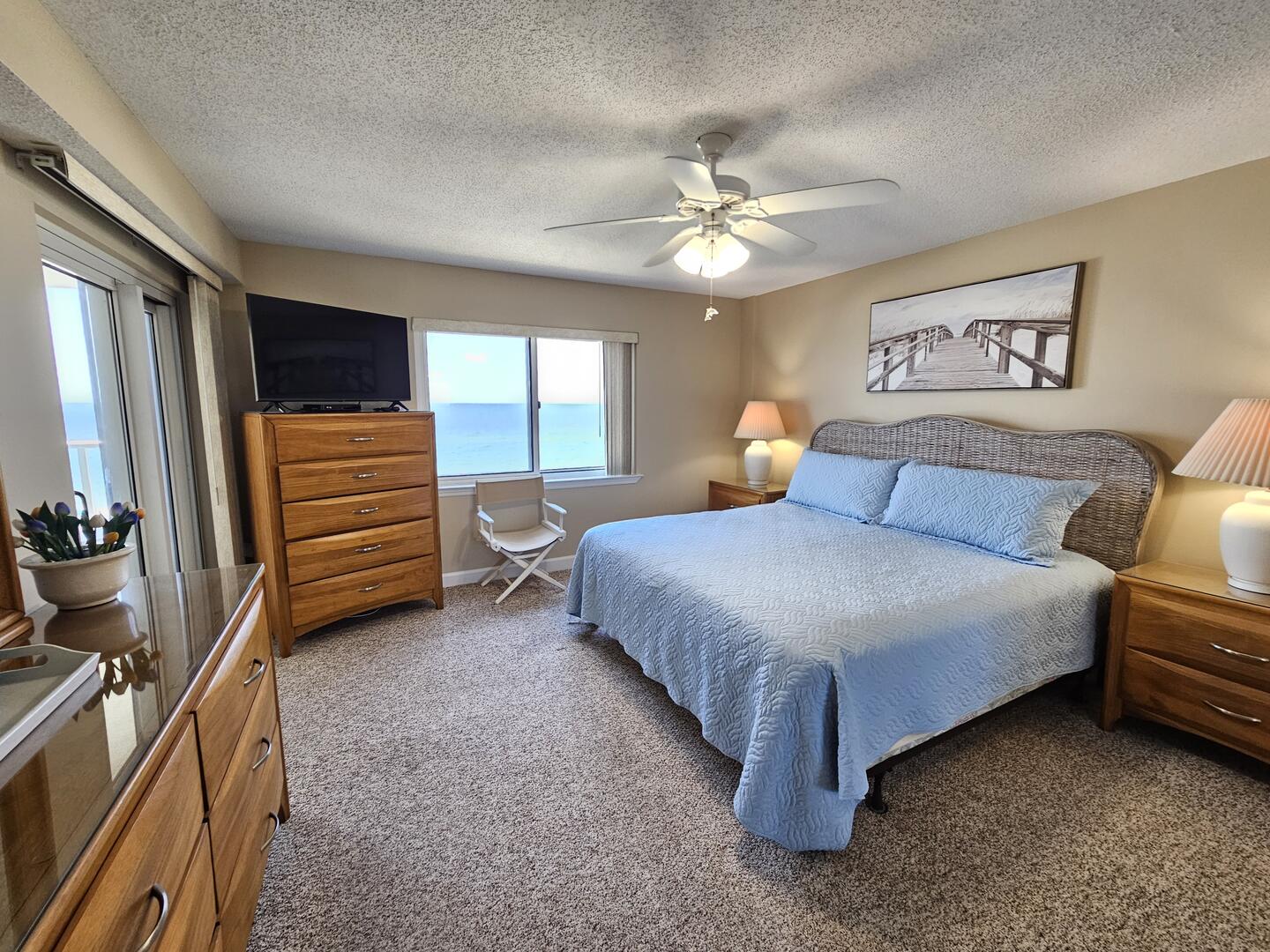 Master Bedroom w/Gulf Front View