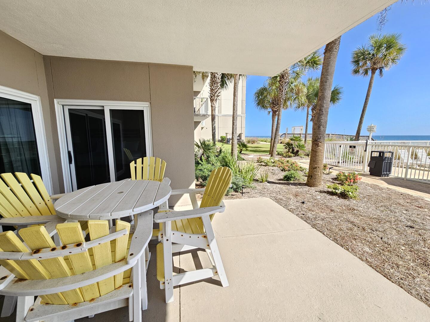 Beachfront Patio