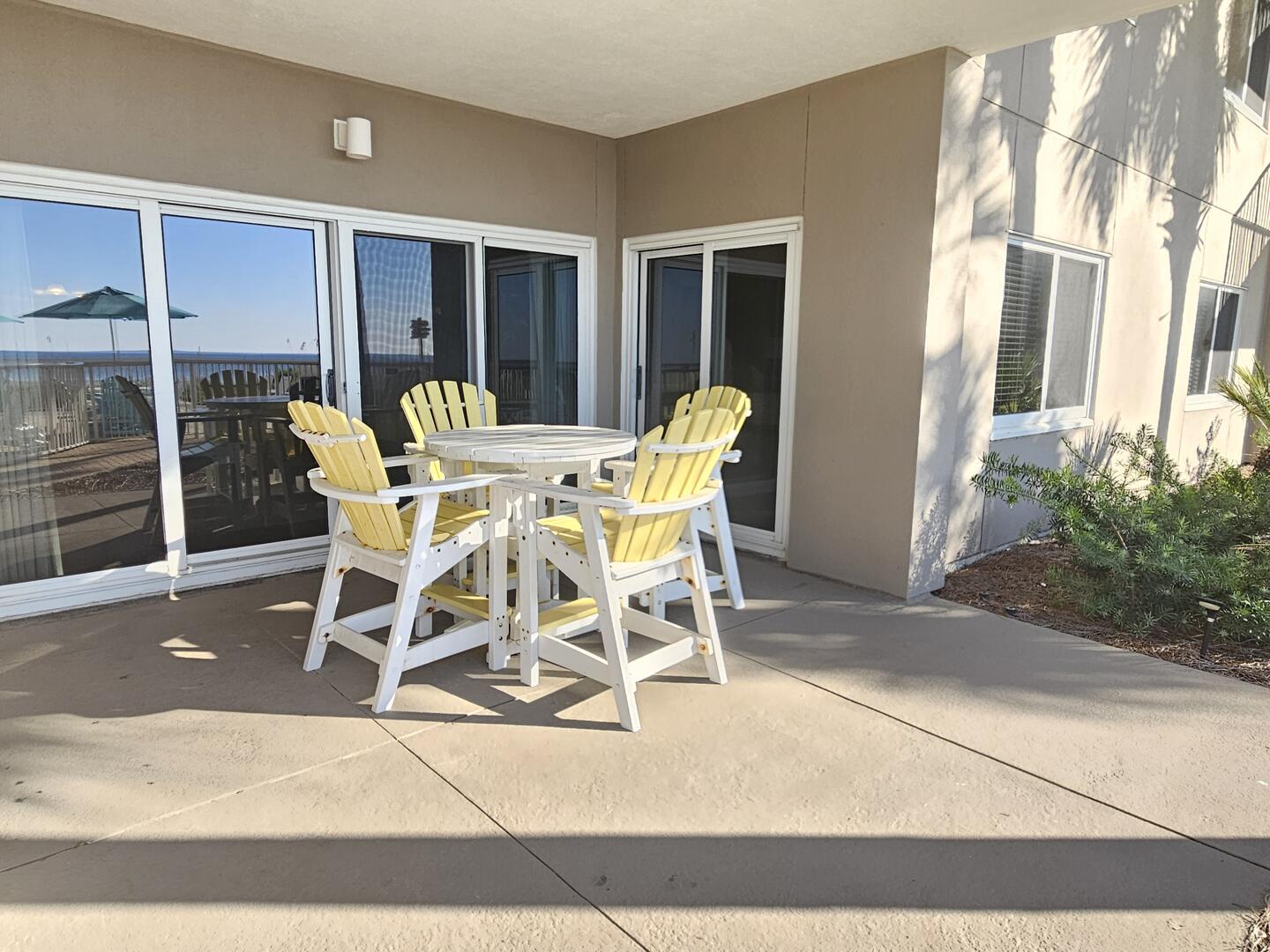 Beachfront Patio