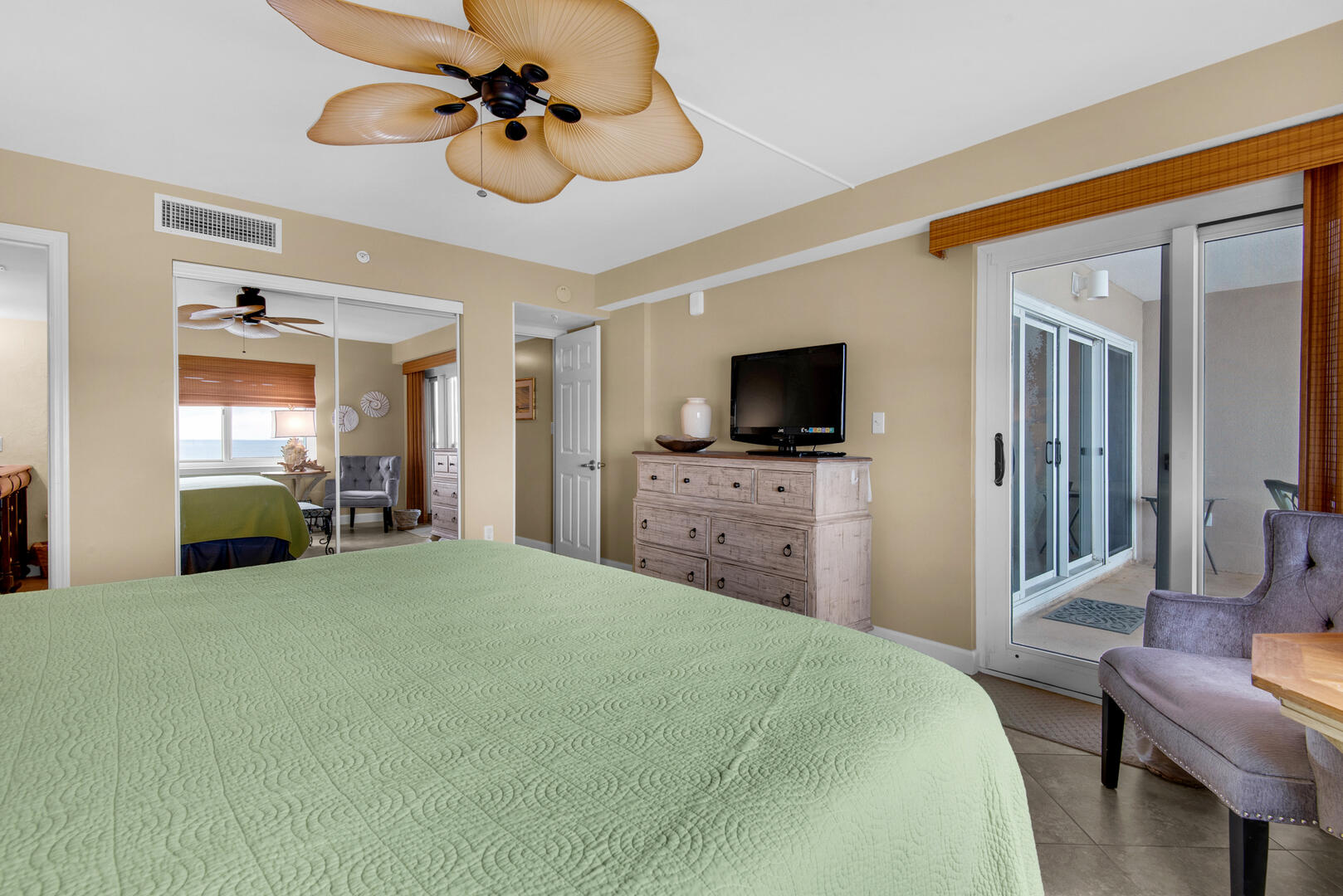 Master Bedroom w/ Private Entrance to Patio