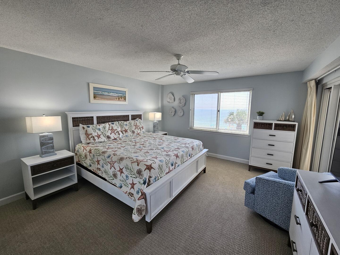 Master Bedroom w/Gulf Front View