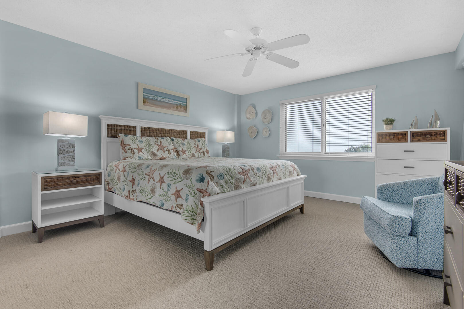 Master Bedroom w/Beachfront View