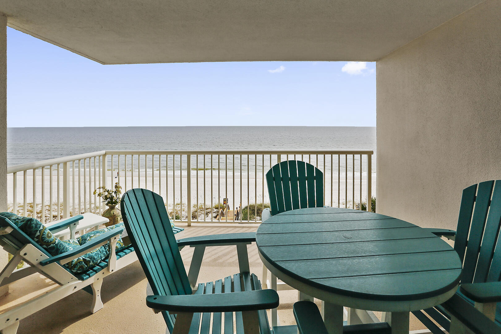 Private Balcony w/Gulf Front View