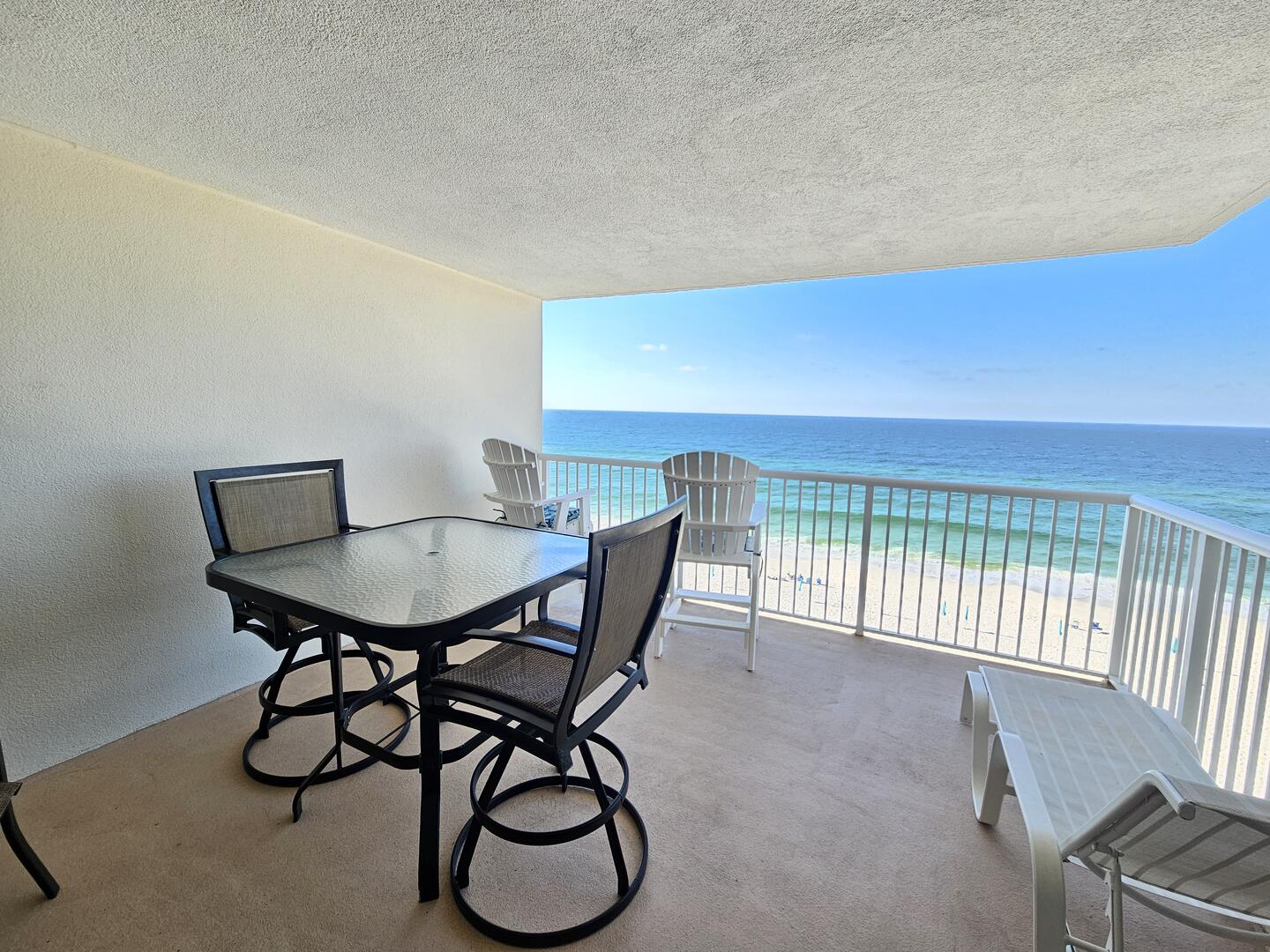 Private Balcony overlooking the Gulf