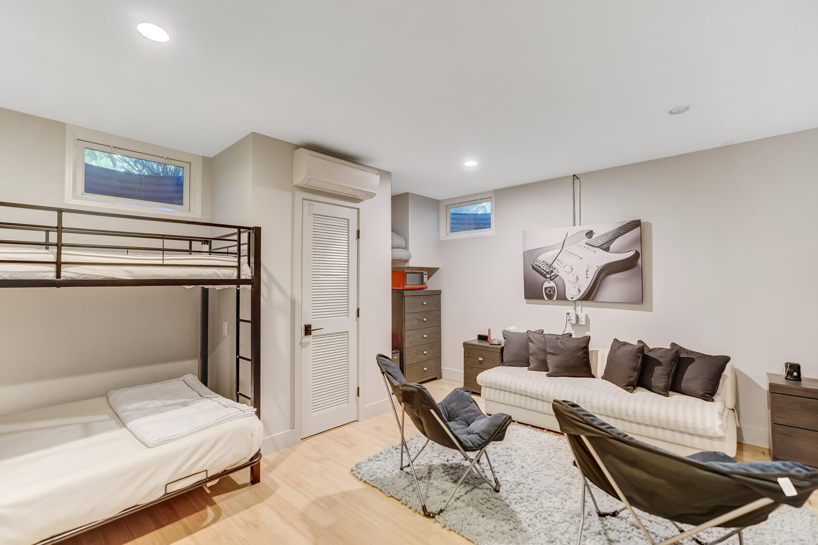 Overflow: Bunk Bed (Twin over Double), Lower Level Guest House