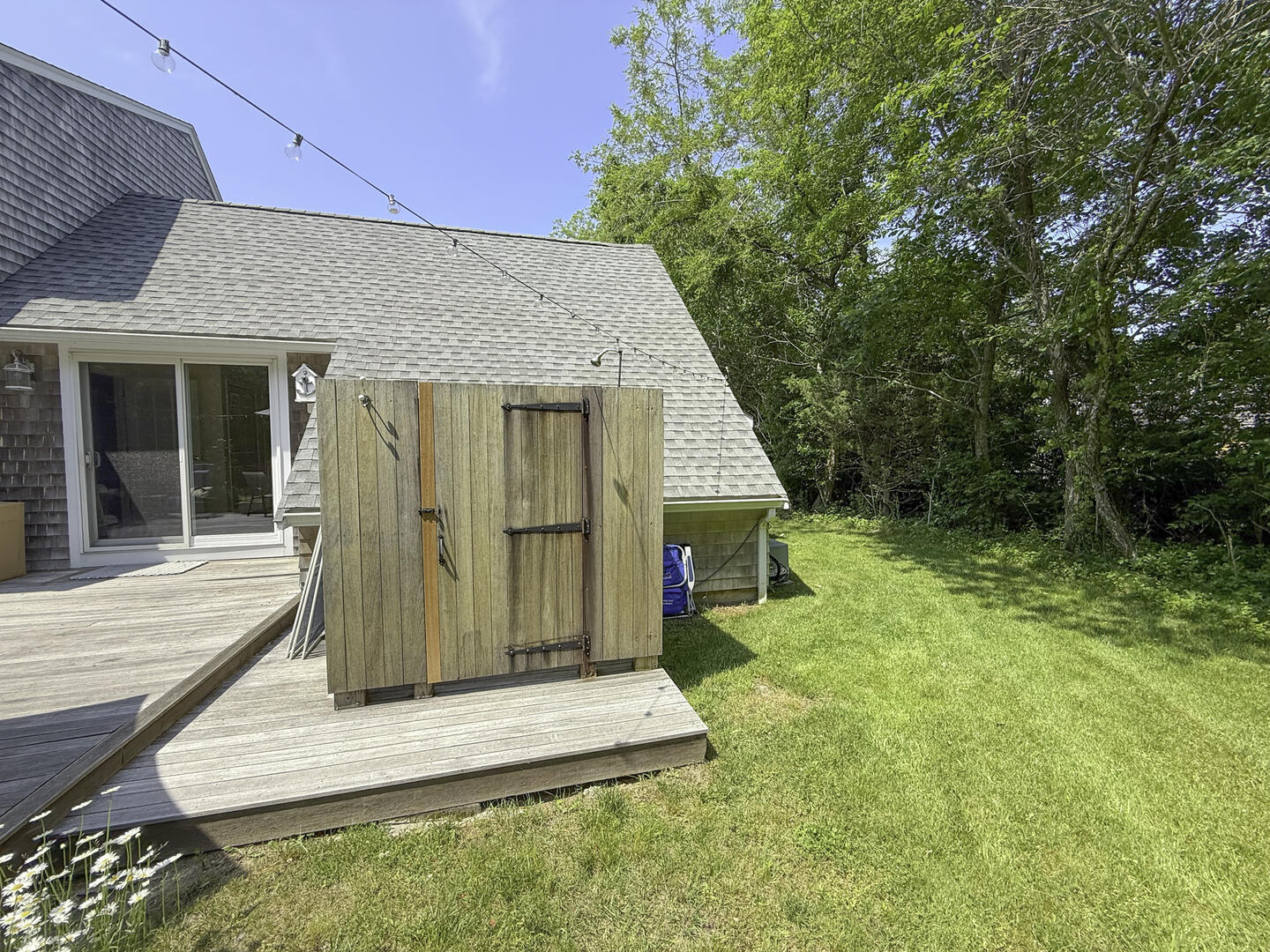 Enclosed Outdoor Shower