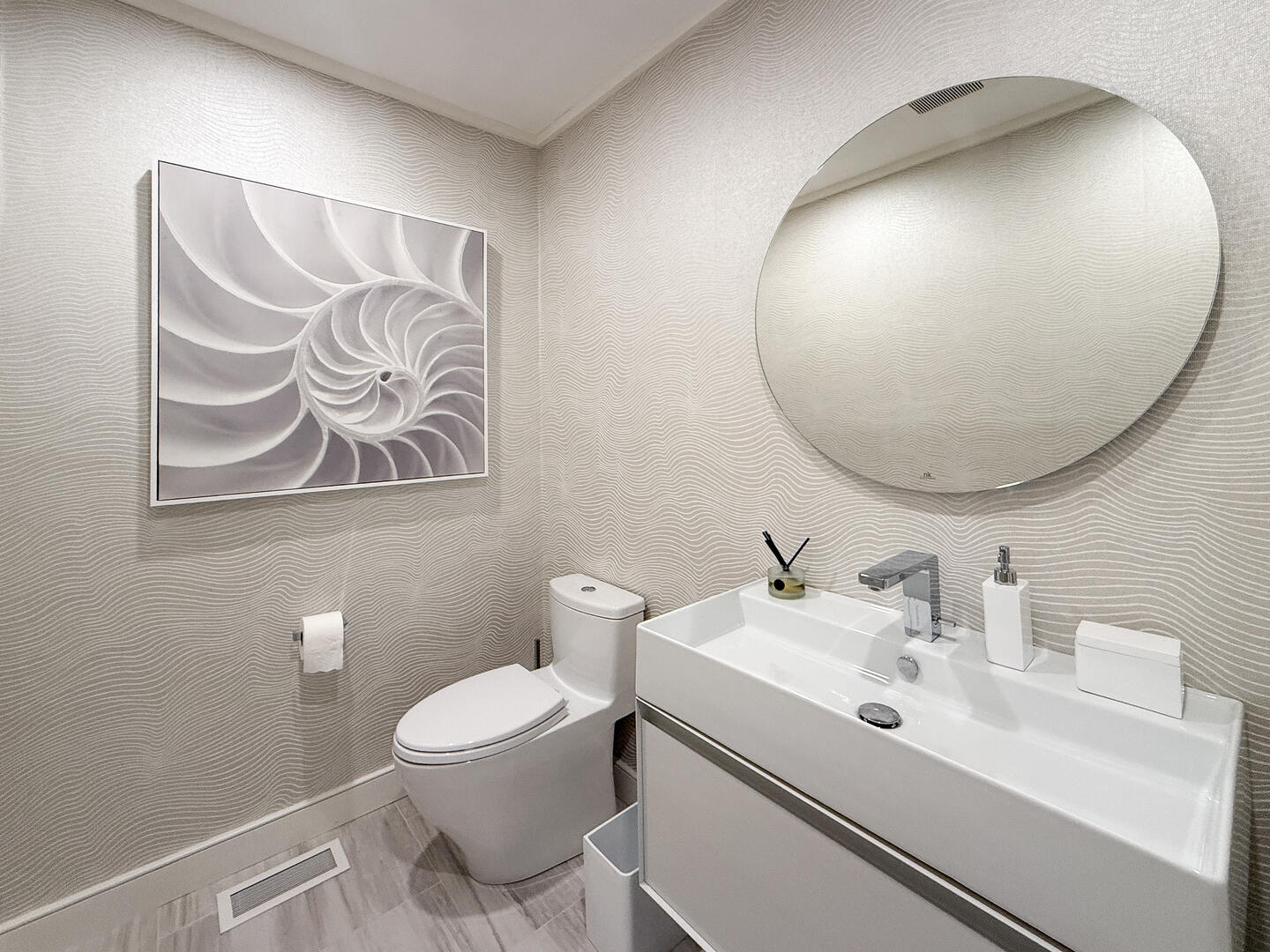 Powder Room, First Floor
