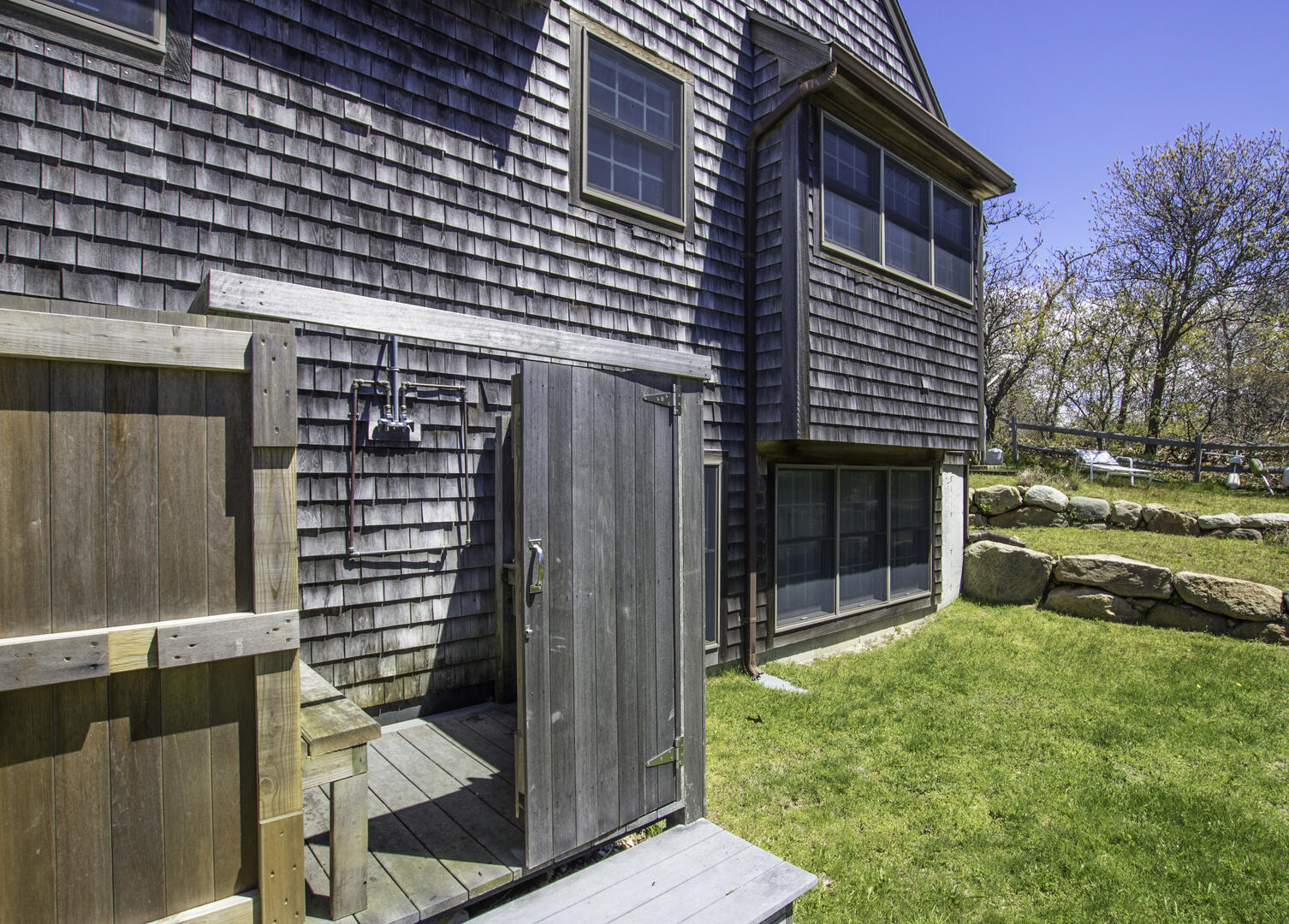Enclosed Outdoor Shower