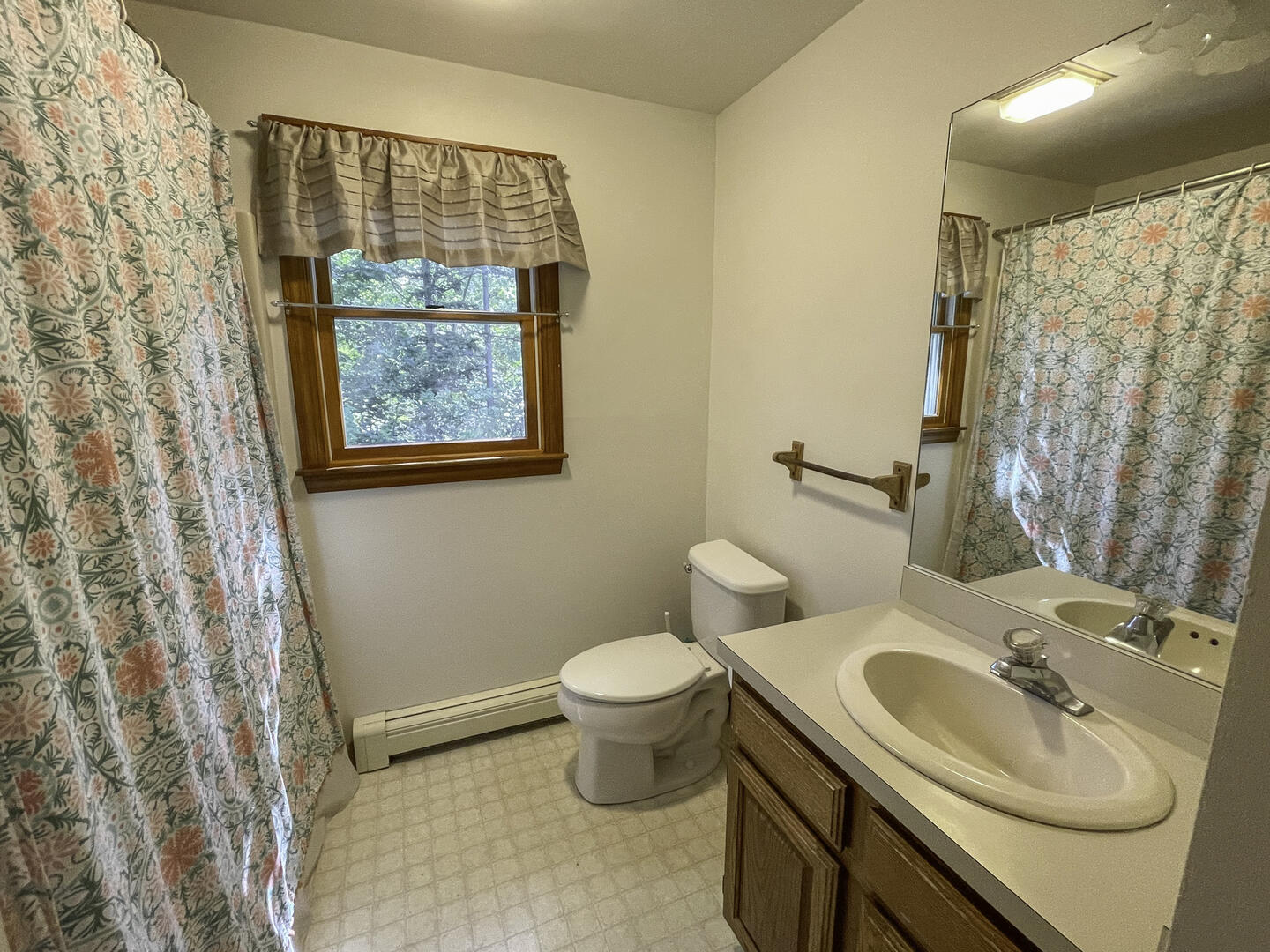 First Floor Hall Bath, Shower Tub Combo