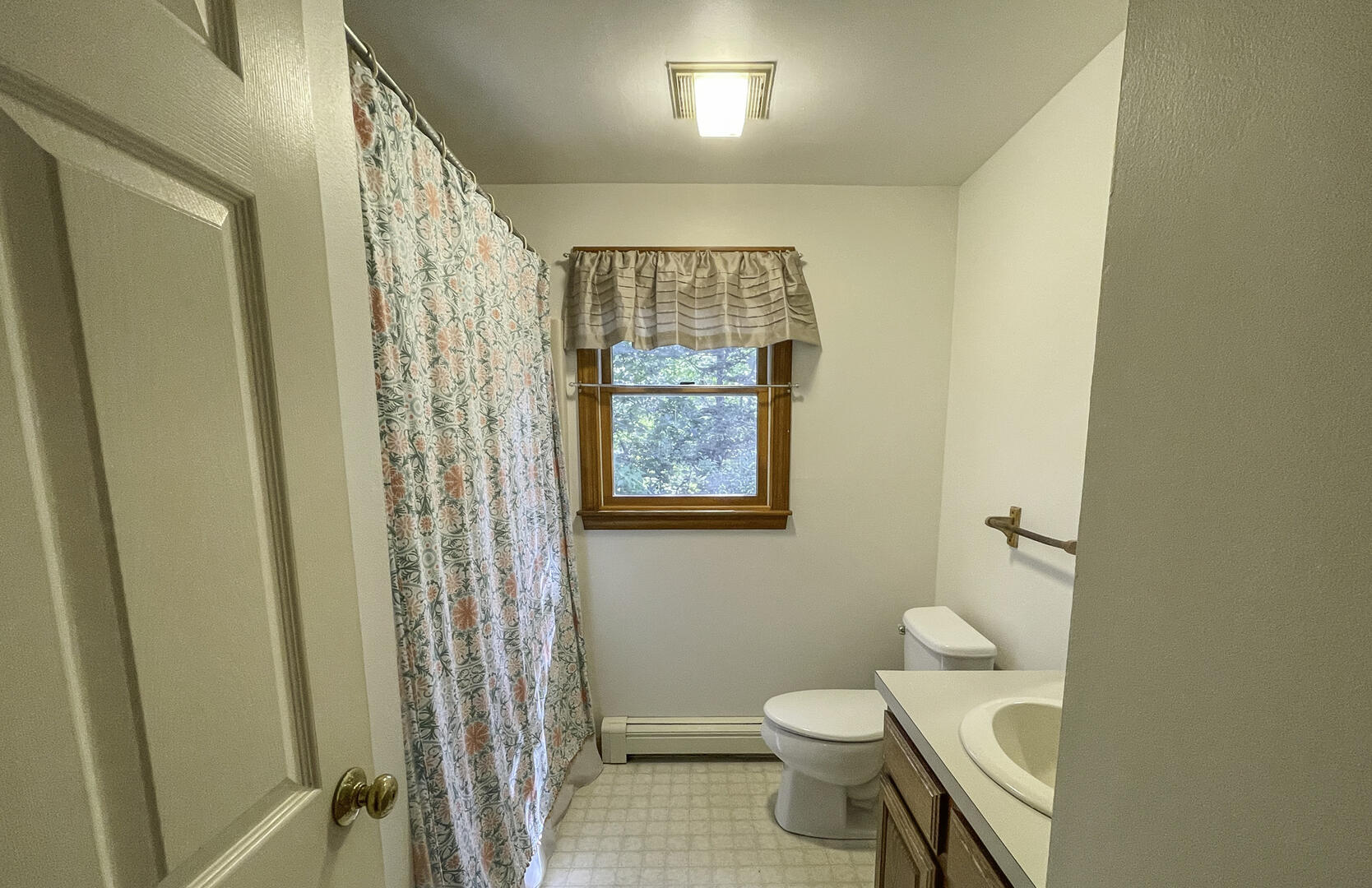 First Floor Hall Bath, Shower Tub Combo