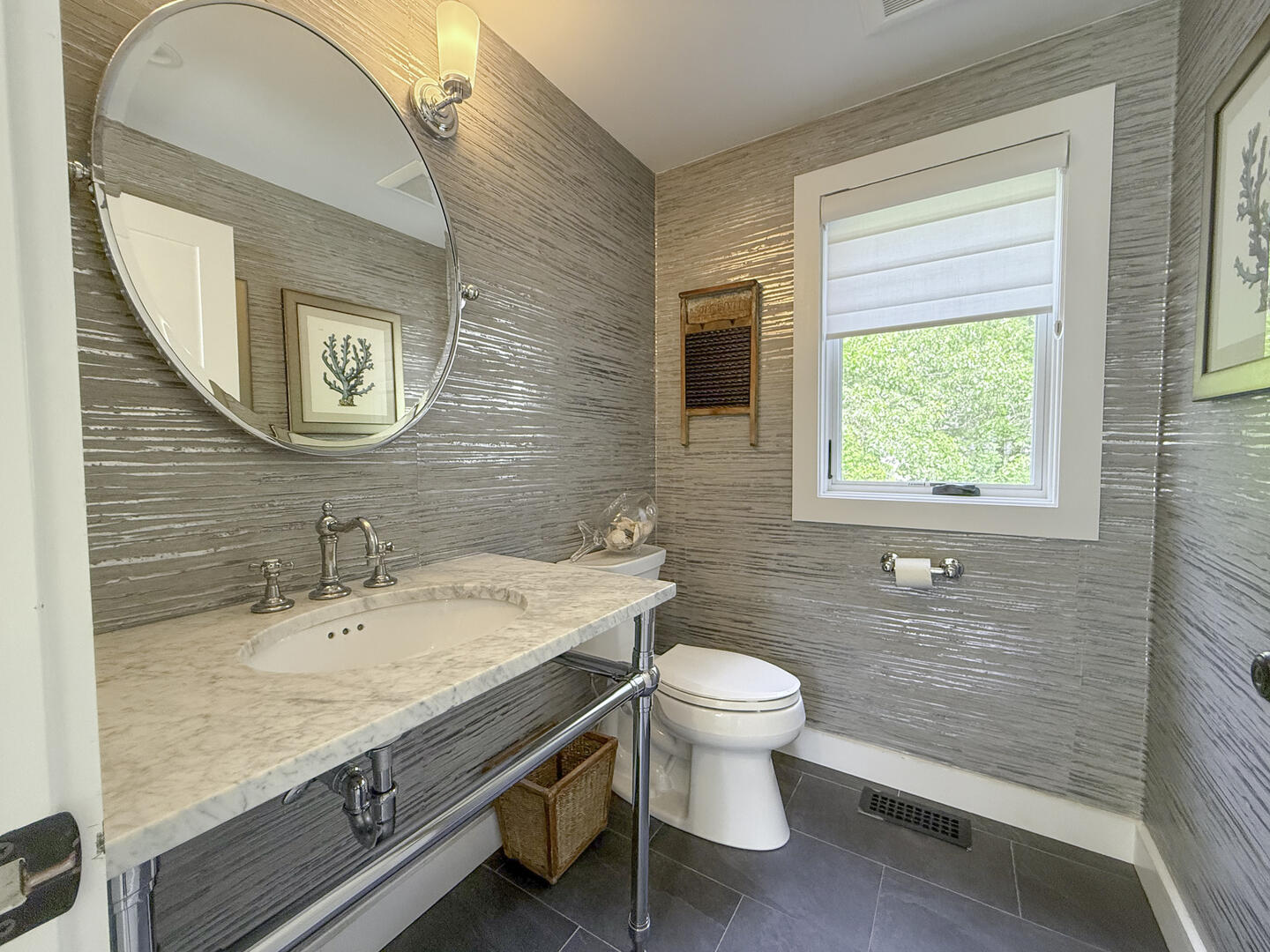 Powder Room, First Floor