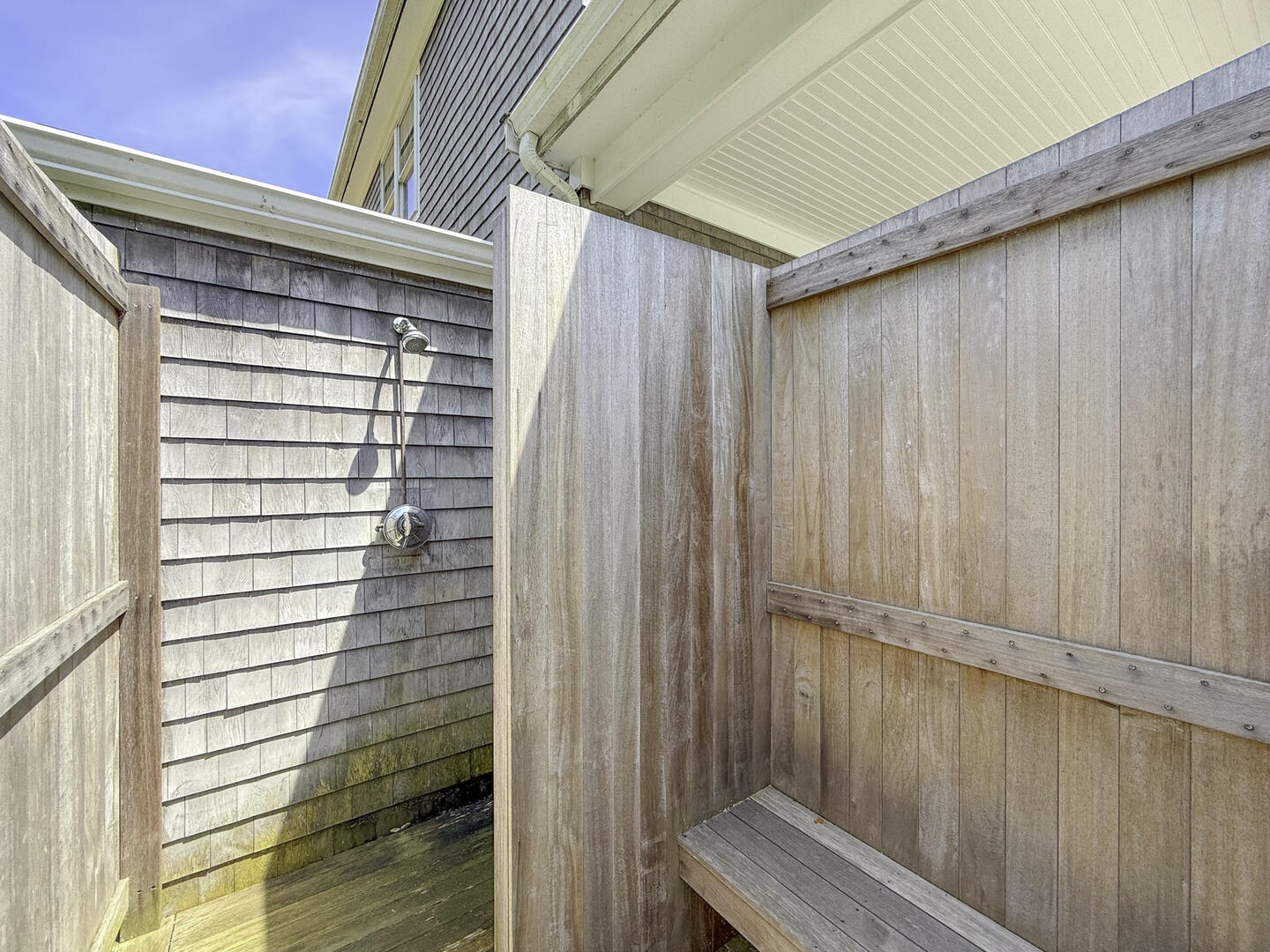 Enclosed Outdoor Shower
