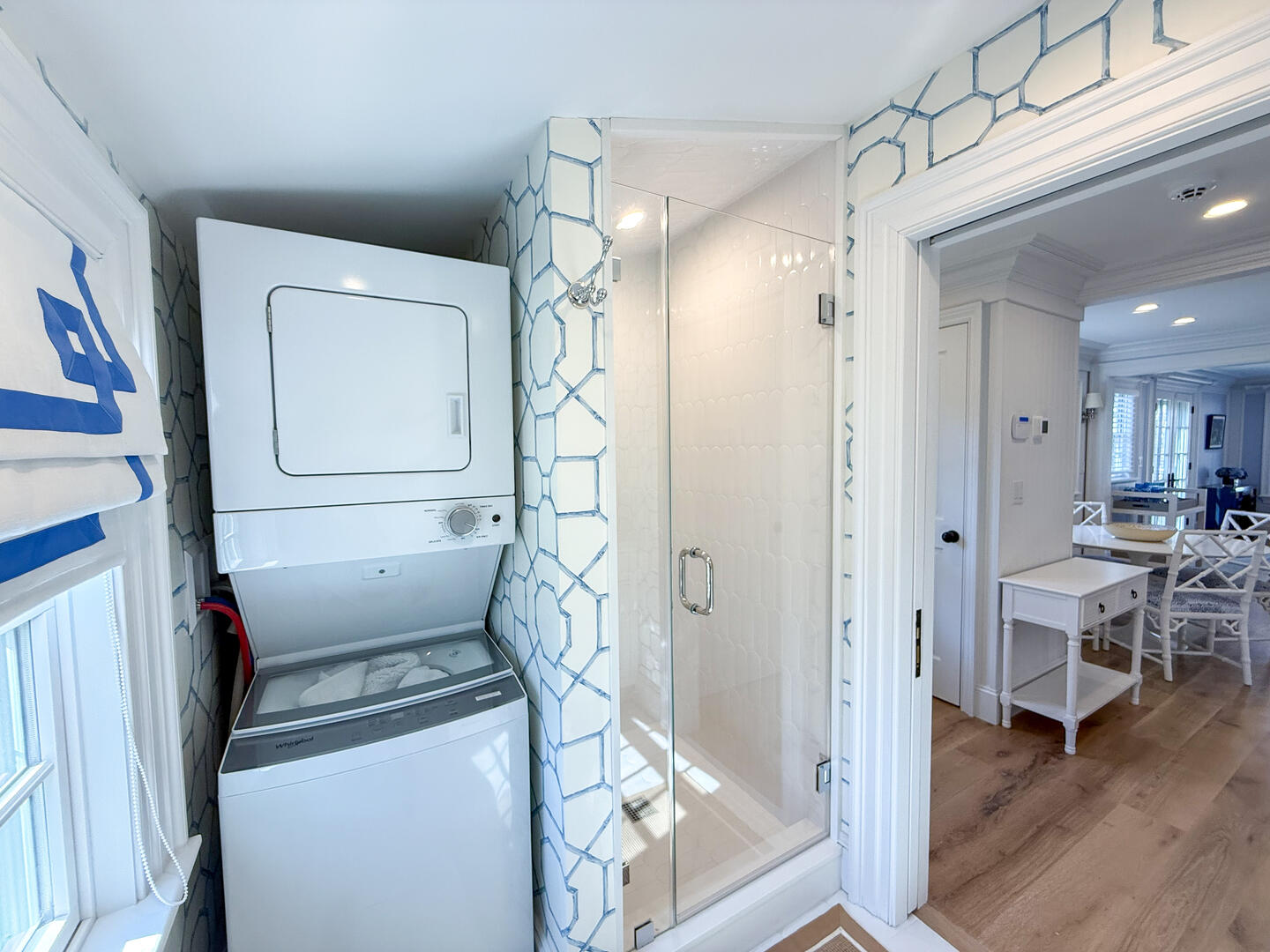 Hall Bath with Shower Stall, First Floor