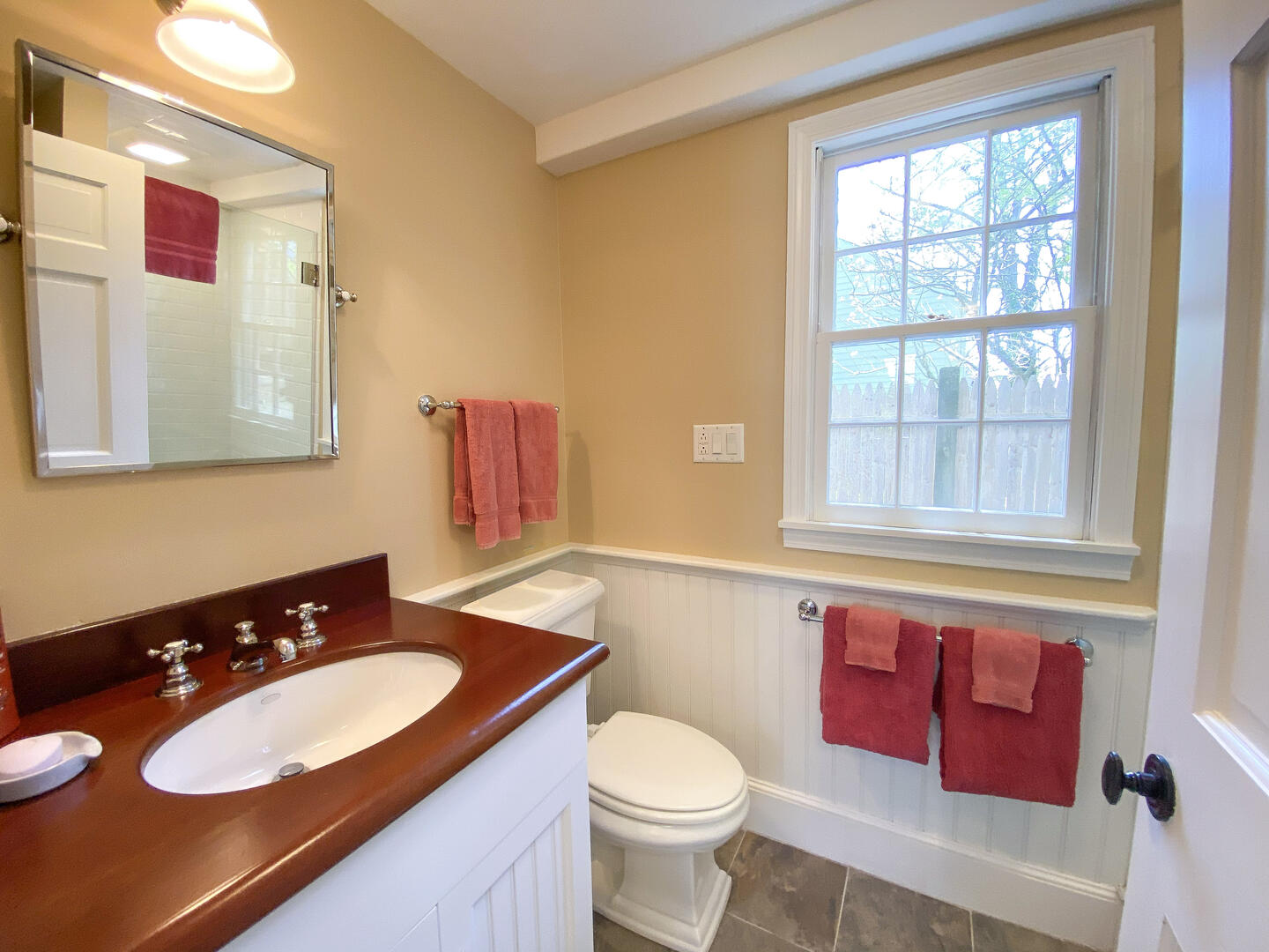 Hall Bath with Shower Stall, First Floor