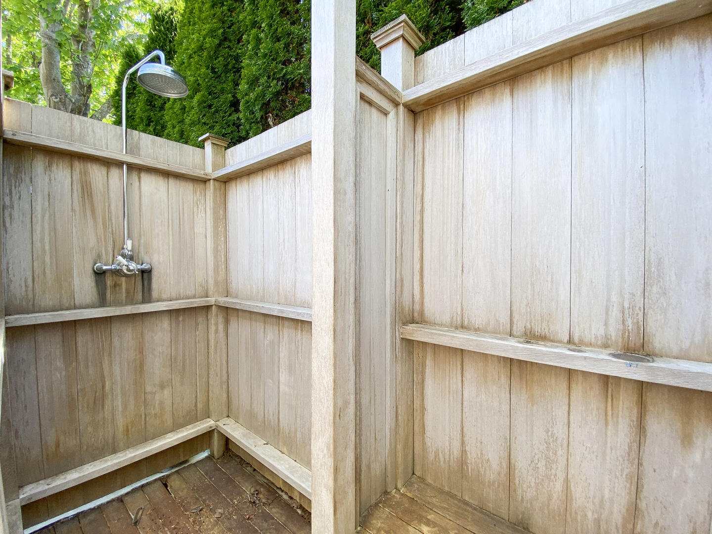 Enclosed Outdoor Shower