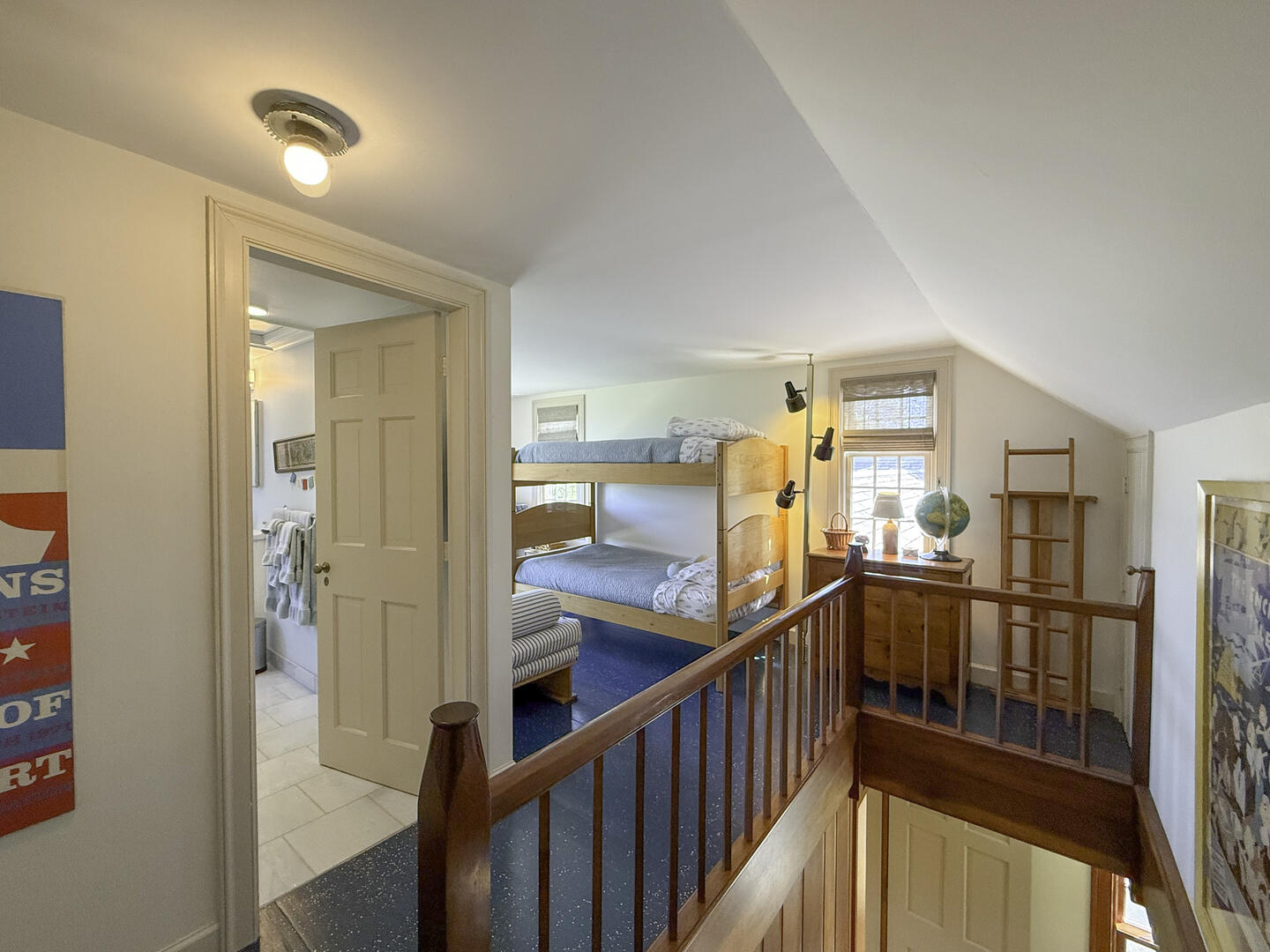 Overflow: Twin Bunk Bed in Open Loft, Second Floor