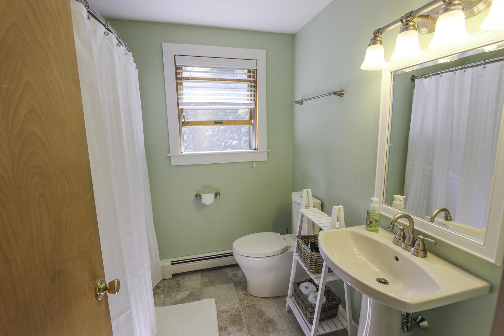 Hall Bath with Shower Tub Combo, Second Floor