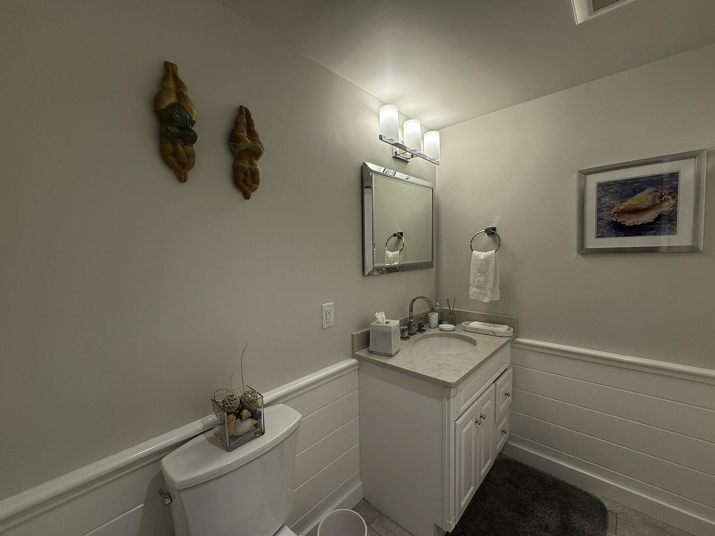 Hall Bath with Shower Tub Combo, Lower Level 