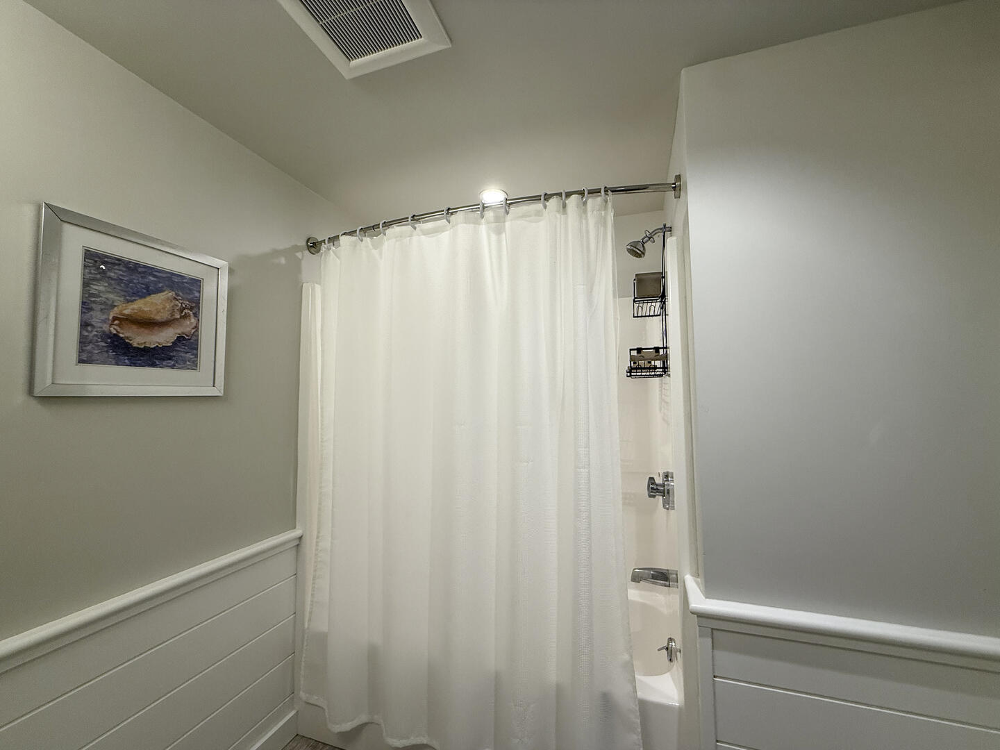 Hall Bath with Shower Tub Combo, Lower Level 