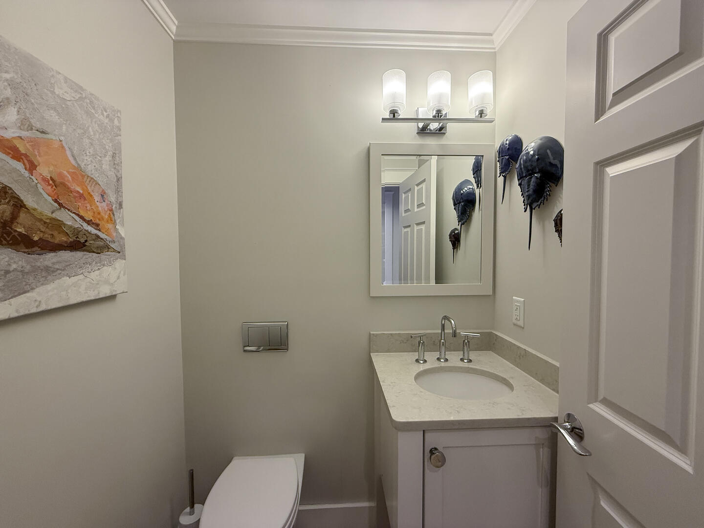 Powder Room, First Floor