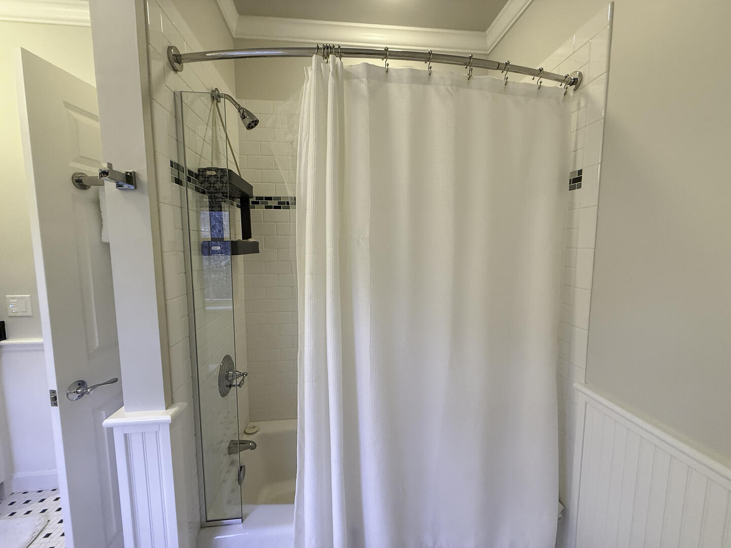 Hall Bath with Shower Tub Combo, Second Floor