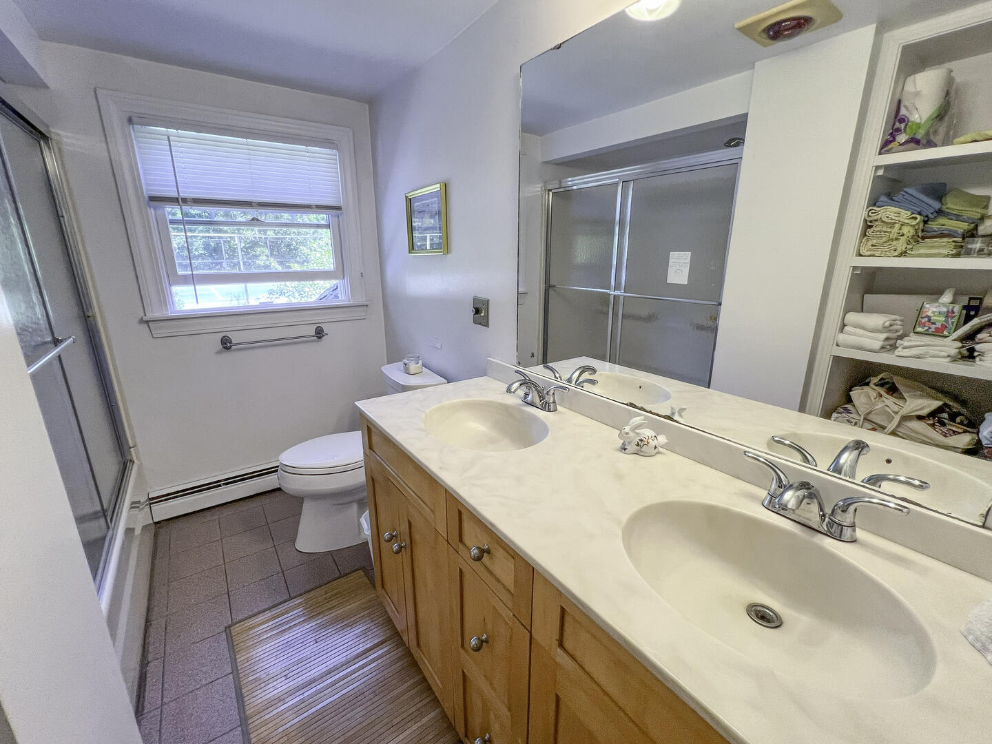 Hall Bath with Tub Shower Combo, First Floor