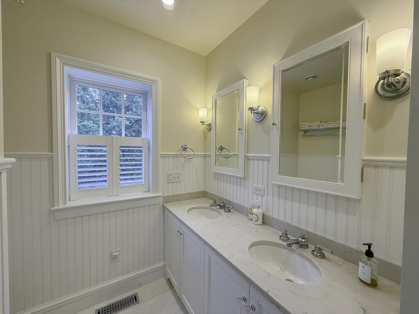 Hall Bath with Shower Stall, First Floor