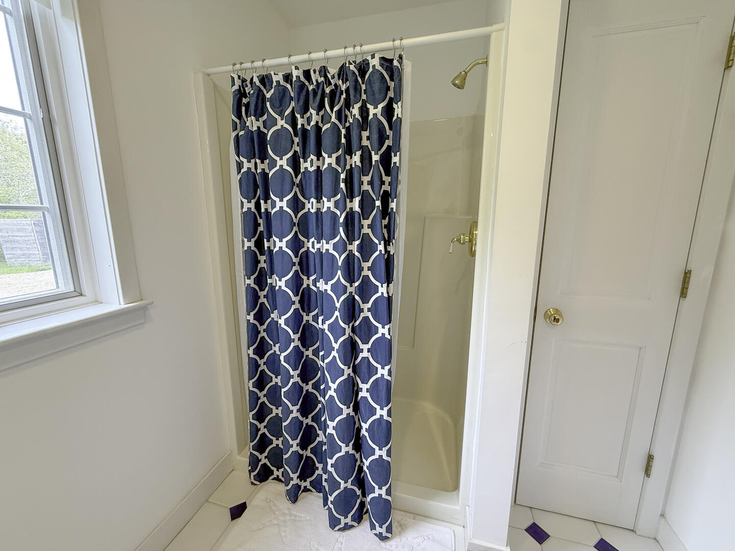 Hall Bath with Shower Stall, First Floor