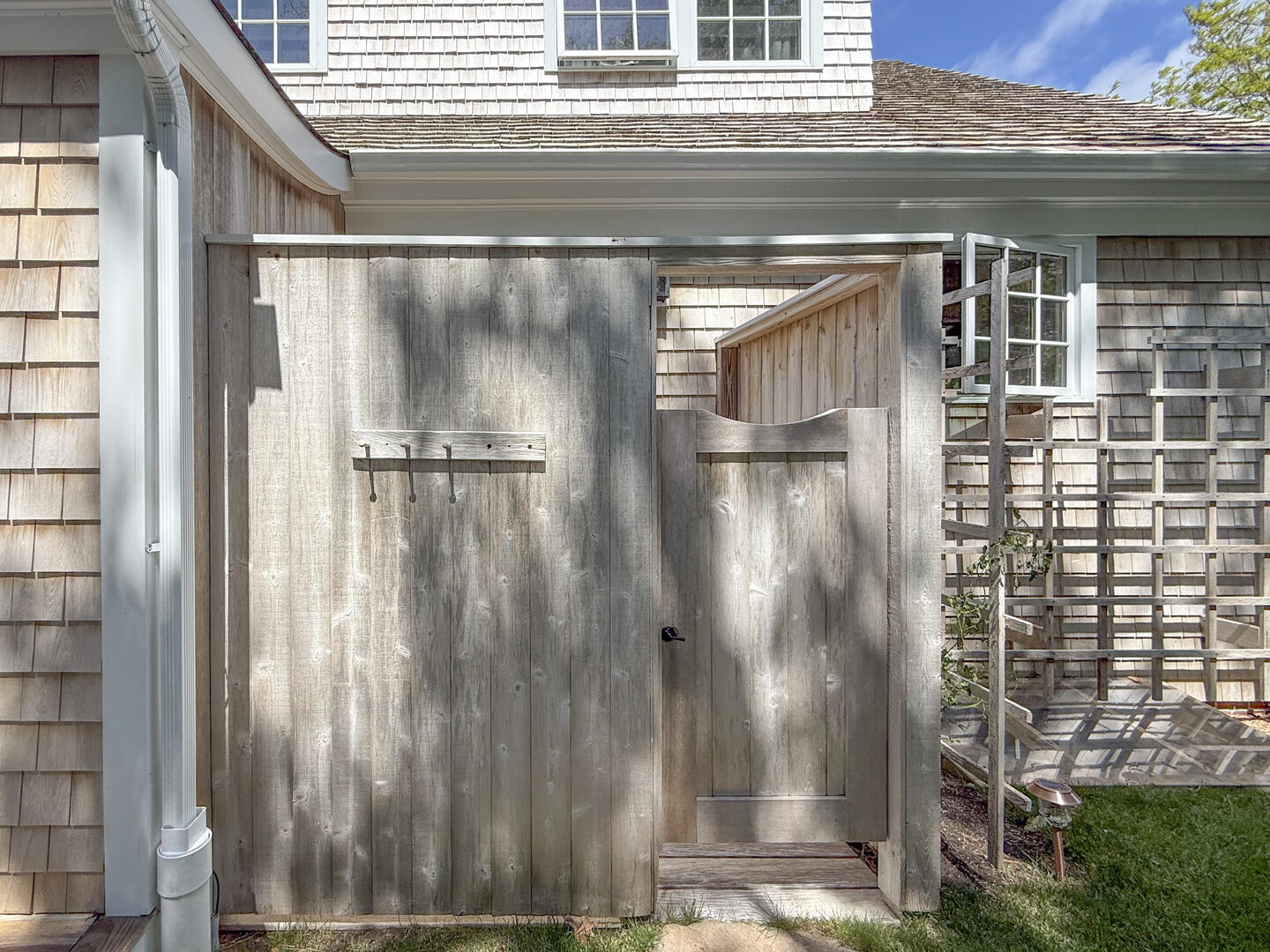 Enclosed Outdoor Shower