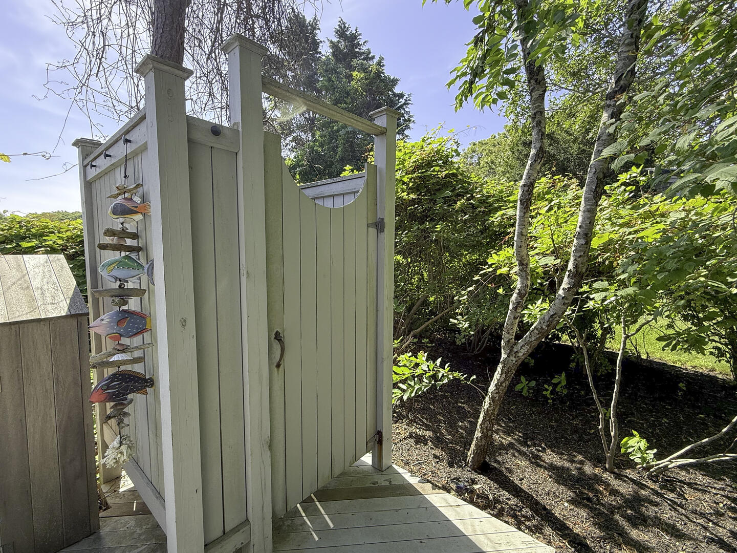 Enclosed Outdoor Shower