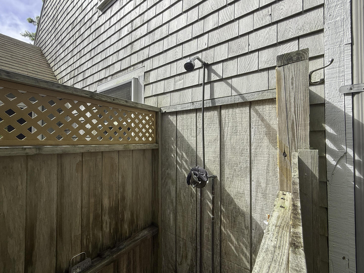 Enclosed Outdoor Shower