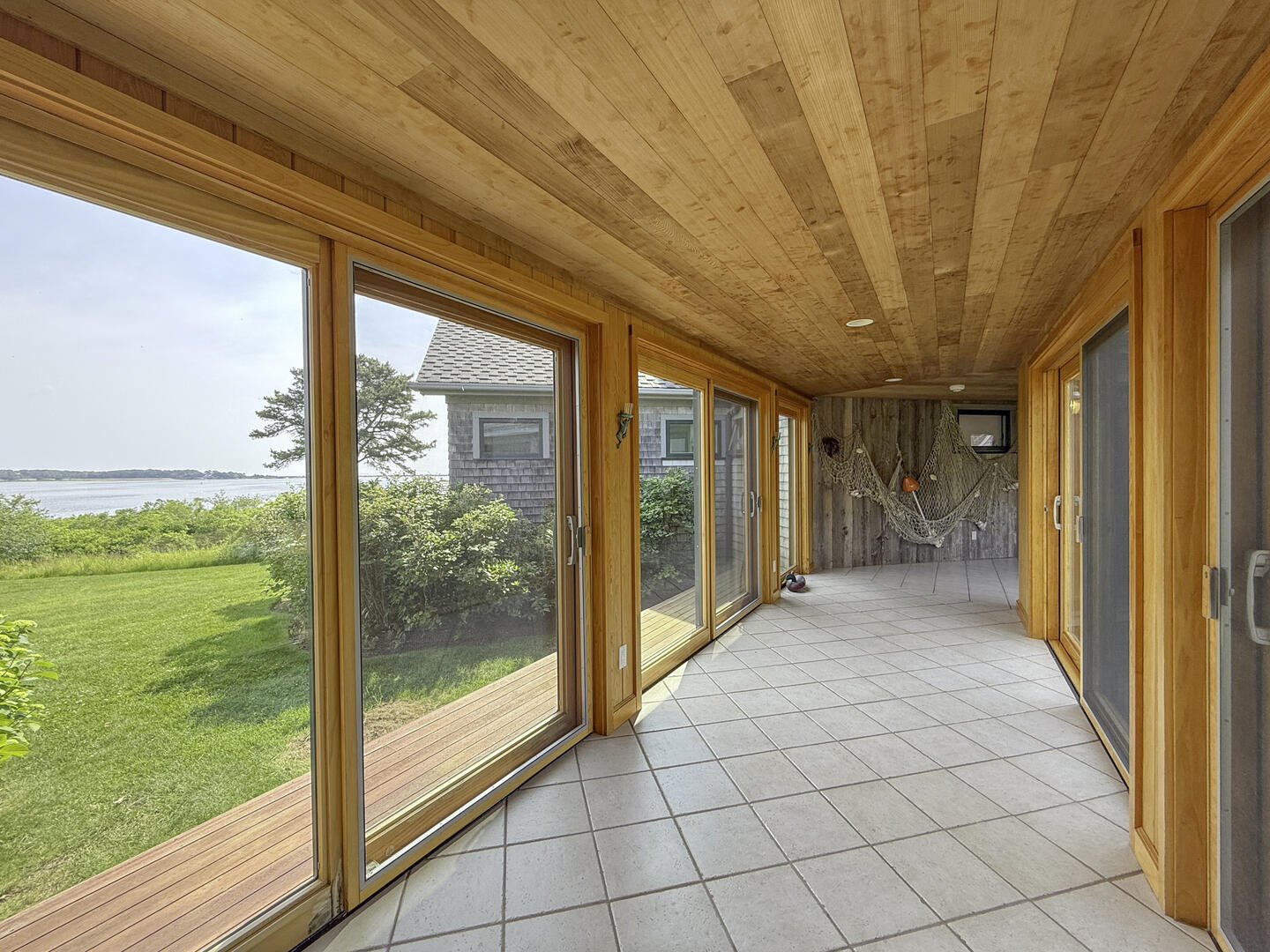 Hallway to the other wing of the house