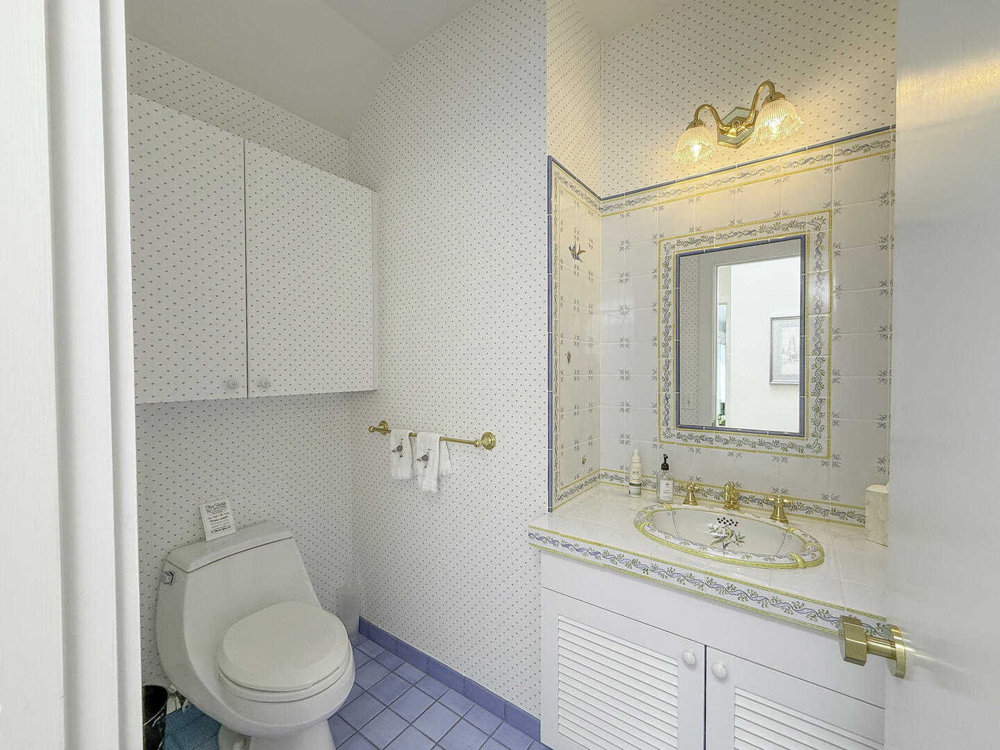 Powder Room, First Floor