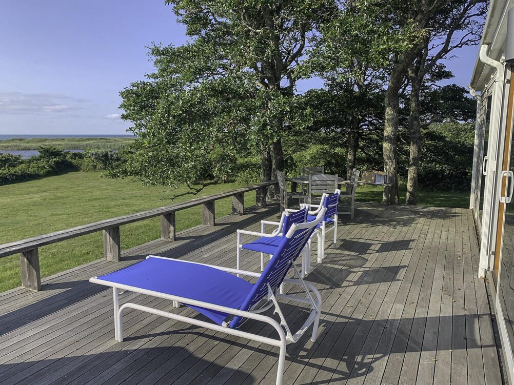 Back Deck Seating Area
