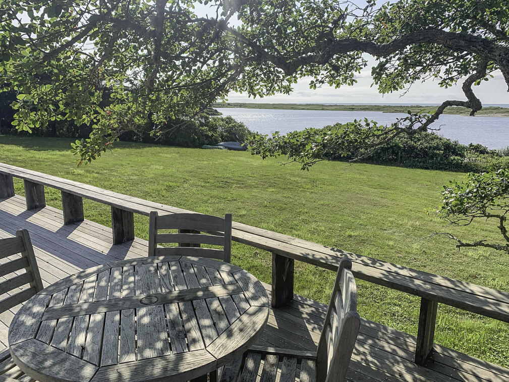 Back Deck Seating Area