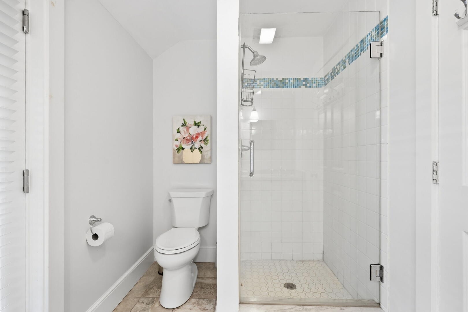 BR2 Queen En Suite with a Shower Stall, Main Level