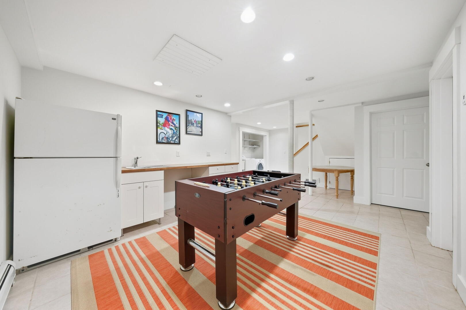 Foosball Table, Lower Level
