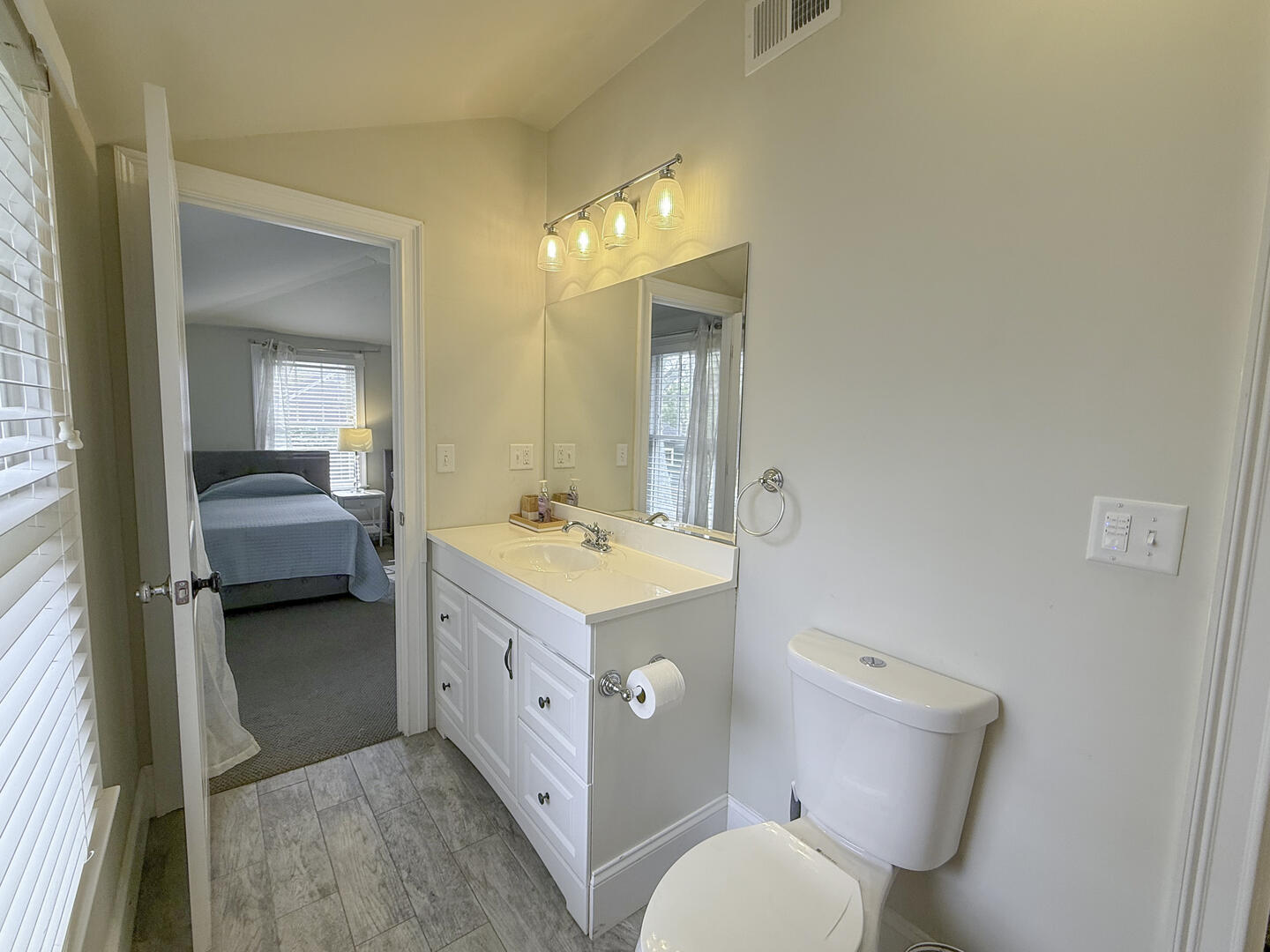 BR4 & BR5 Adjoining Bath with Shower Tub Combo, Second Floor