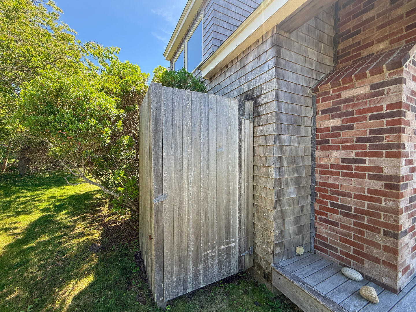 Enclosed Outdoor Shower