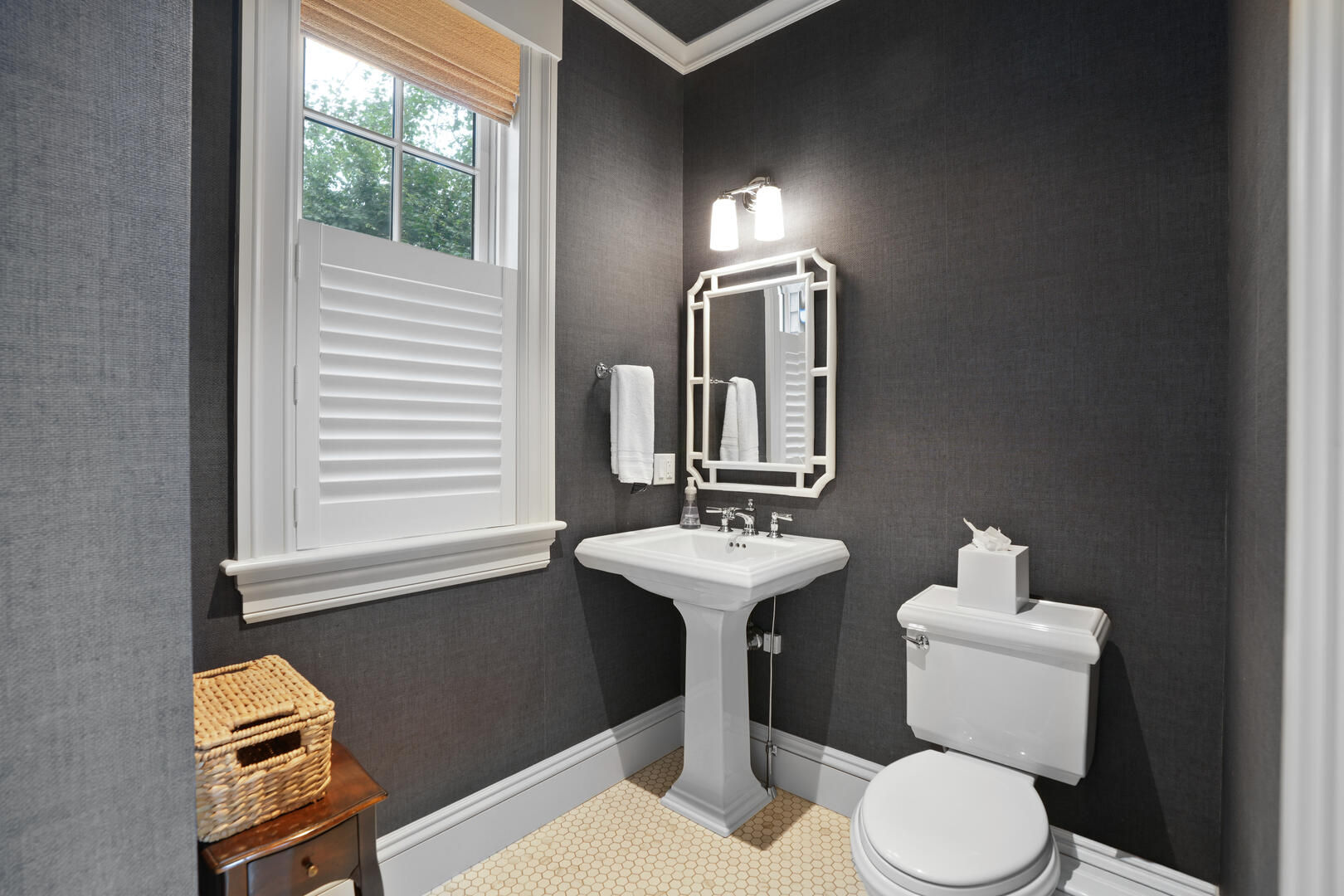 Powder Room, First Floor