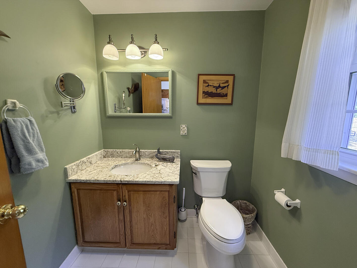 Powder Room, First Floor